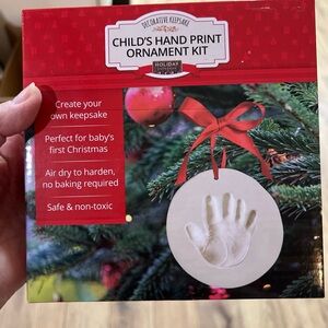 Child's Hand Print Ornament Kit